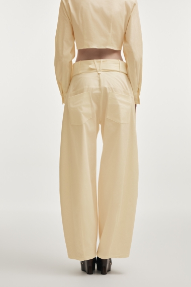Product Image: PURE BARREL TROUSERS BUTTER YELLOW