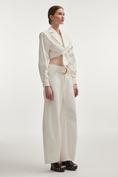 Product Image: PURE BARREL TROUSERS WHITE