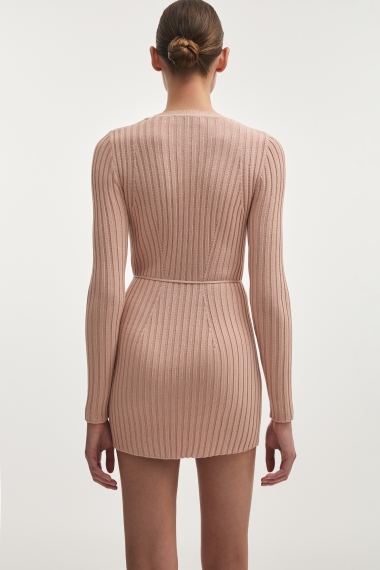 Product Image: FEMME KNITTED MINI DRESS PINK