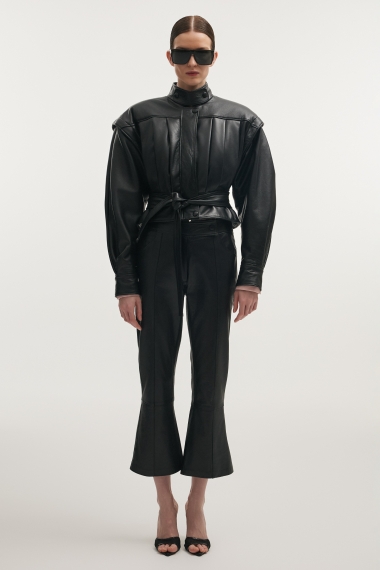 Product Image: TEMPEST LEATHER JACKET BLACK