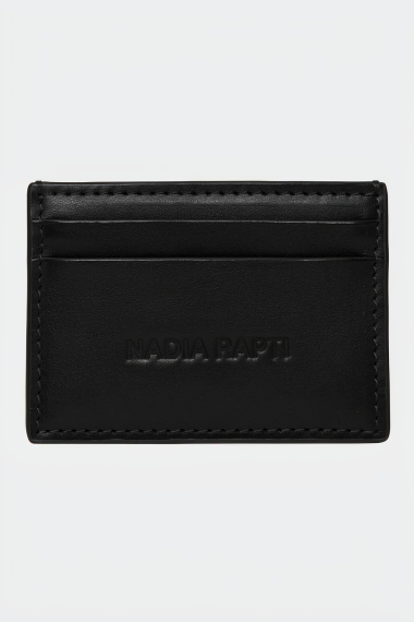 Product Image: SIENA LEATHER CARD HOLDER BLACK