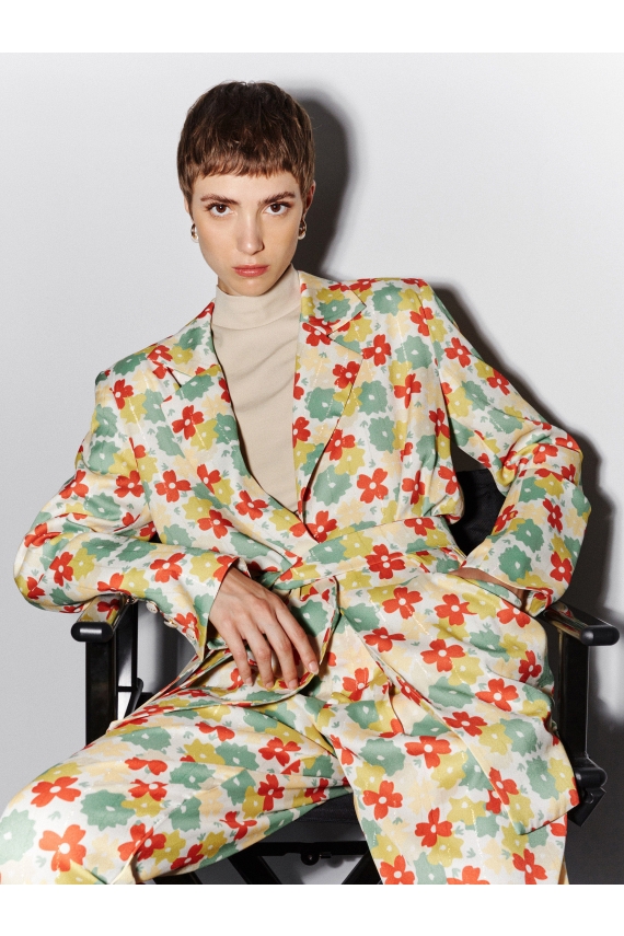 EDEN FLORAL BLAZER