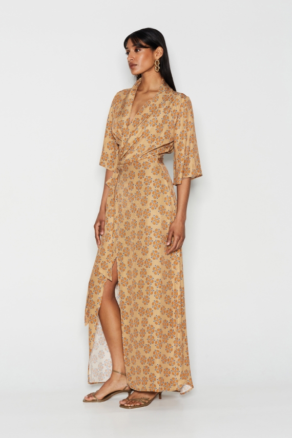 CORALIA WRAP DRESS