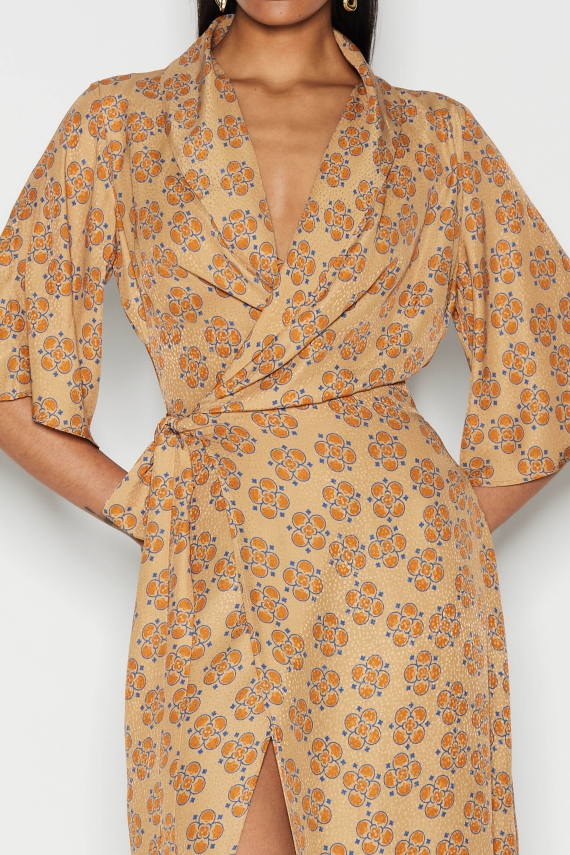 CORALIA WRAP DRESS