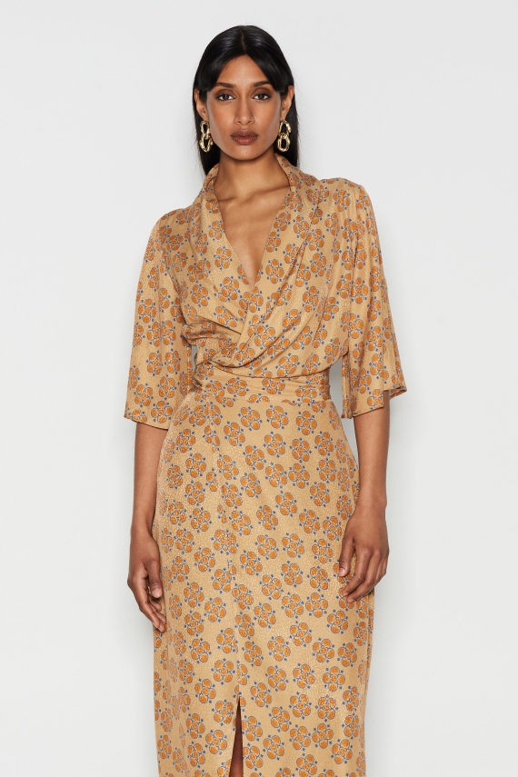 CORALIA WRAP DRESS