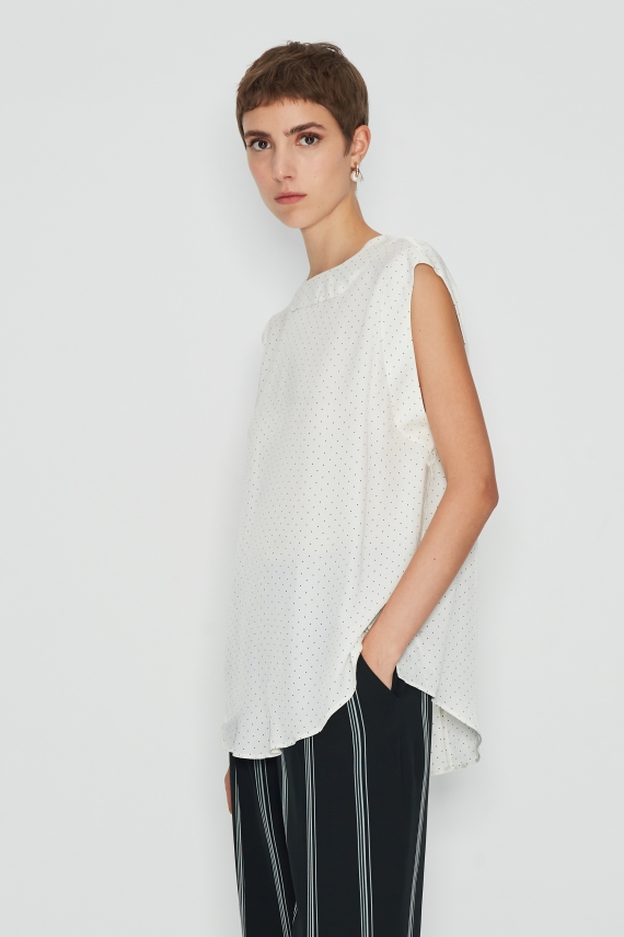 VINTAGE AROMA SLEEVELESS SHIRT