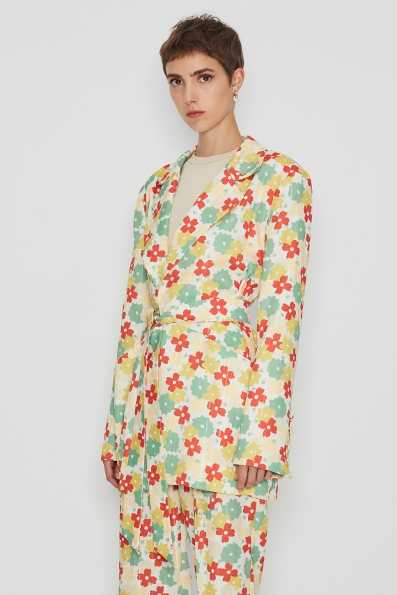 EDEN FLORAL BLAZER