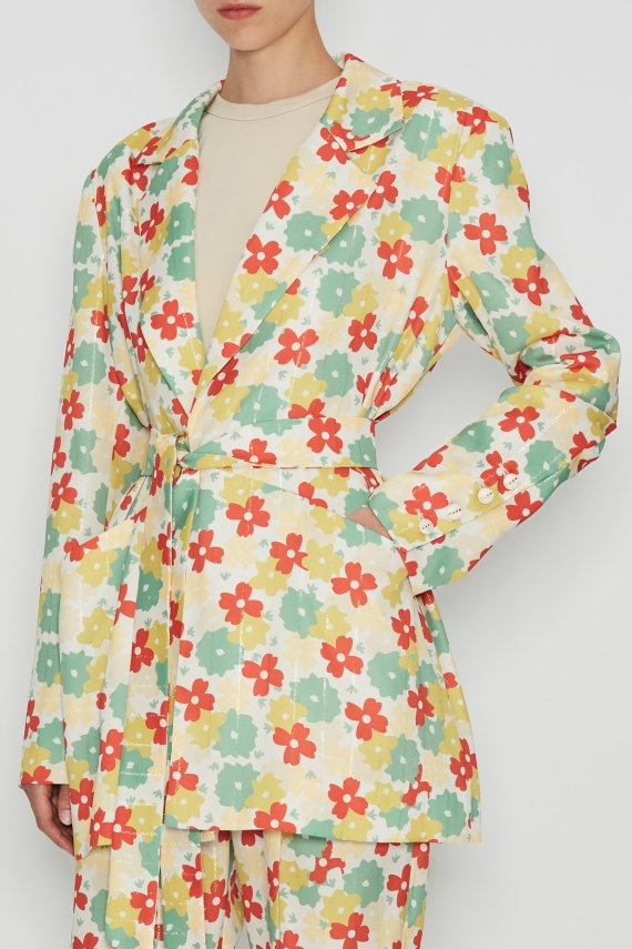 EDEN FLORAL BLAZER