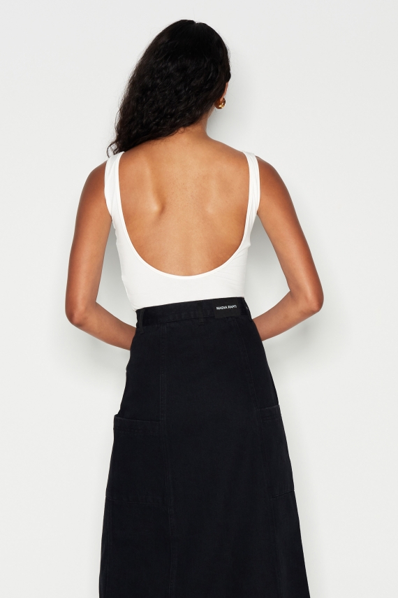 DENIM CREW SKIRT