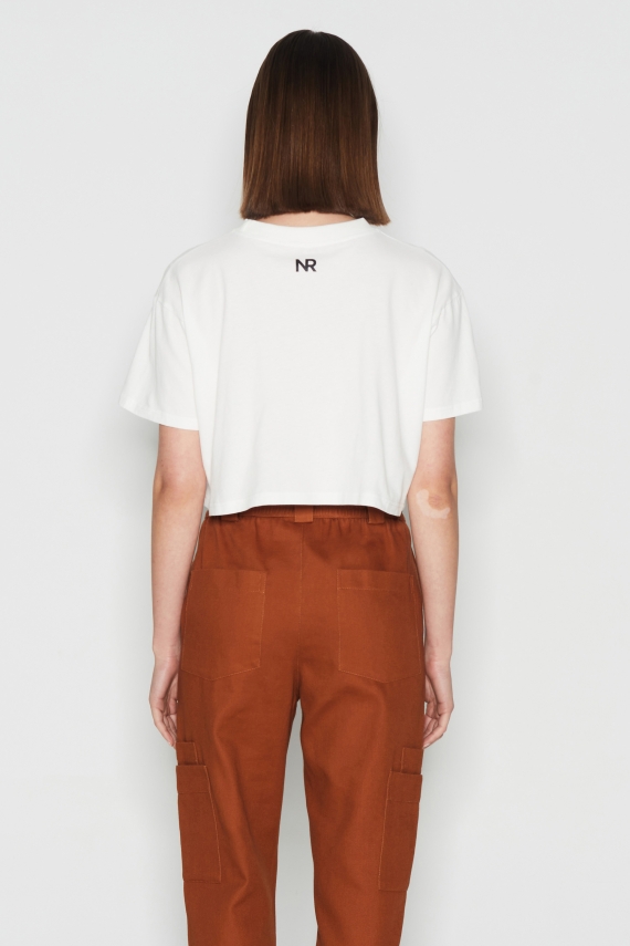 PERFECT REFLECTION CROP T-SHIRT