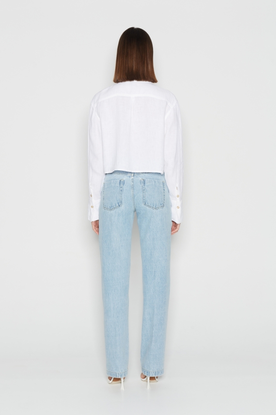 CHIC SALT CROP SHIRT