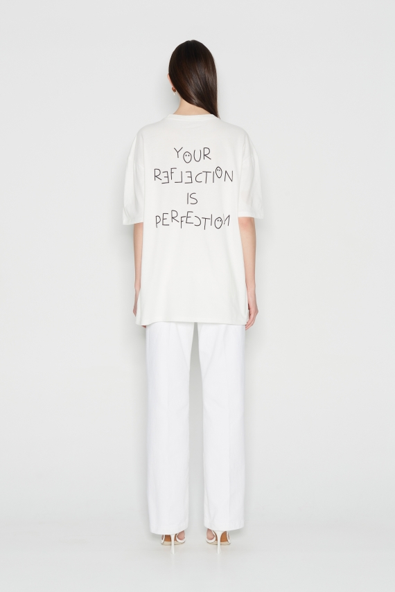 REFLECTED PERFECTION T-SHIRT WHITE WOMEN