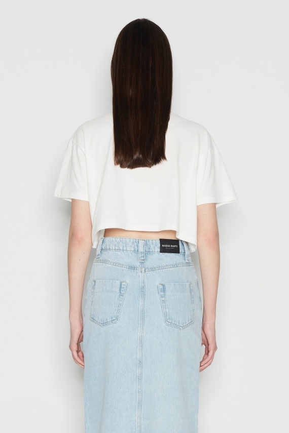 AQUAMARINE DENIM SKIRT
