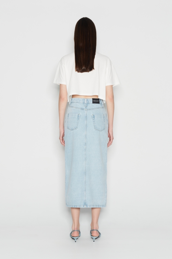 AQUAMARINE DENIM SKIRT
