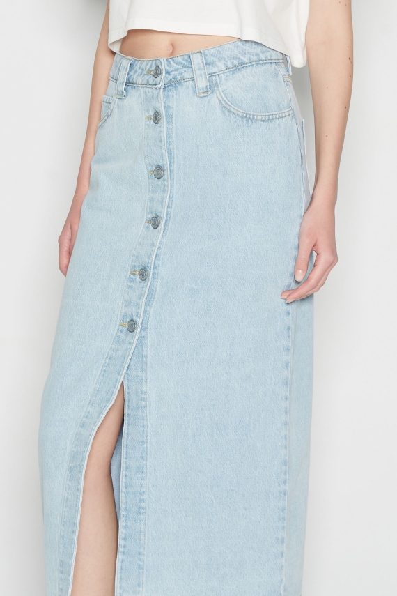 AQUAMARINE DENIM SKIRT