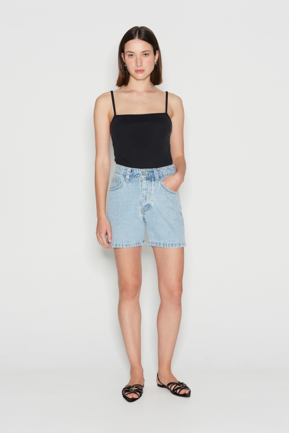 AQUAMARINE DENIM SHORTS