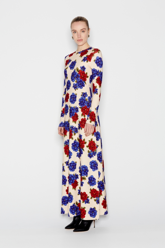 FLORAL FICTION DRESS