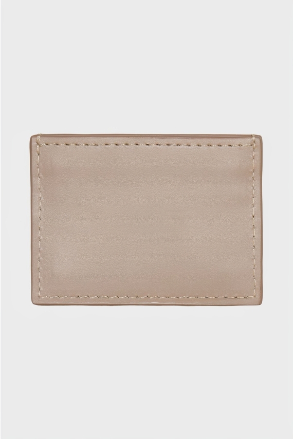 SIENA LEATHER CARD HOLDER GREIGE