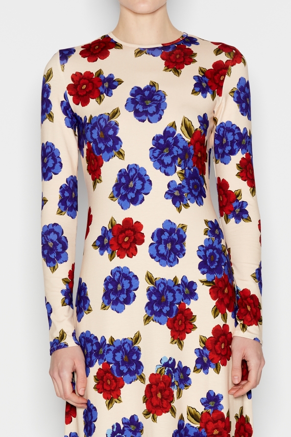 FLORAL FICTION DRESS