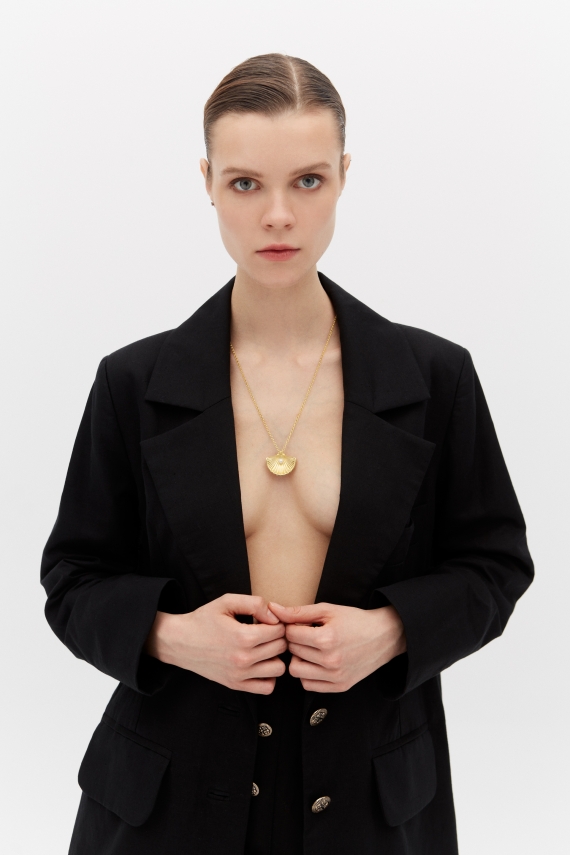 OCEAN'S PEARL GOLD NECKLACE