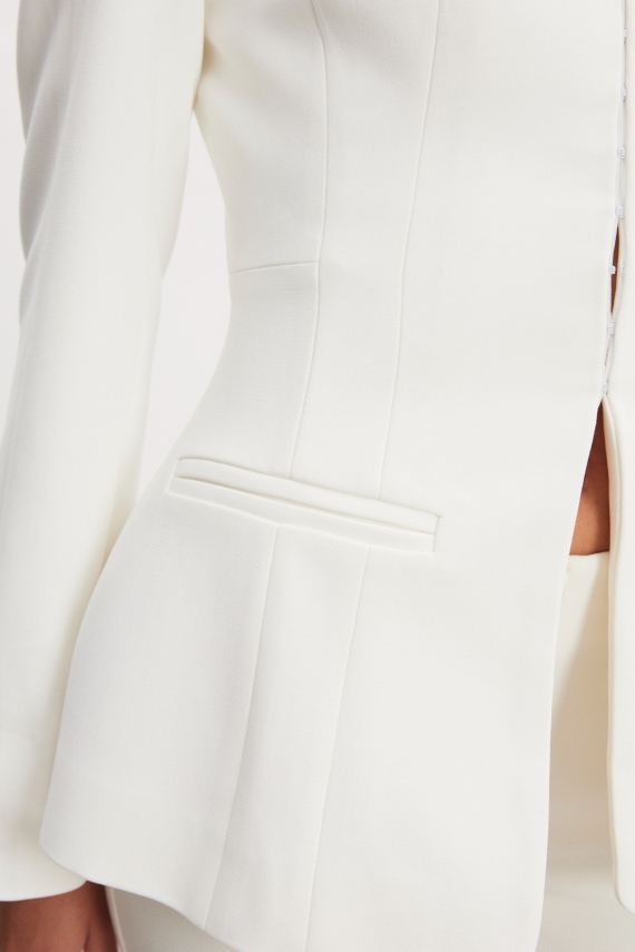 HOURGLASS BLAZER OFF WHITE