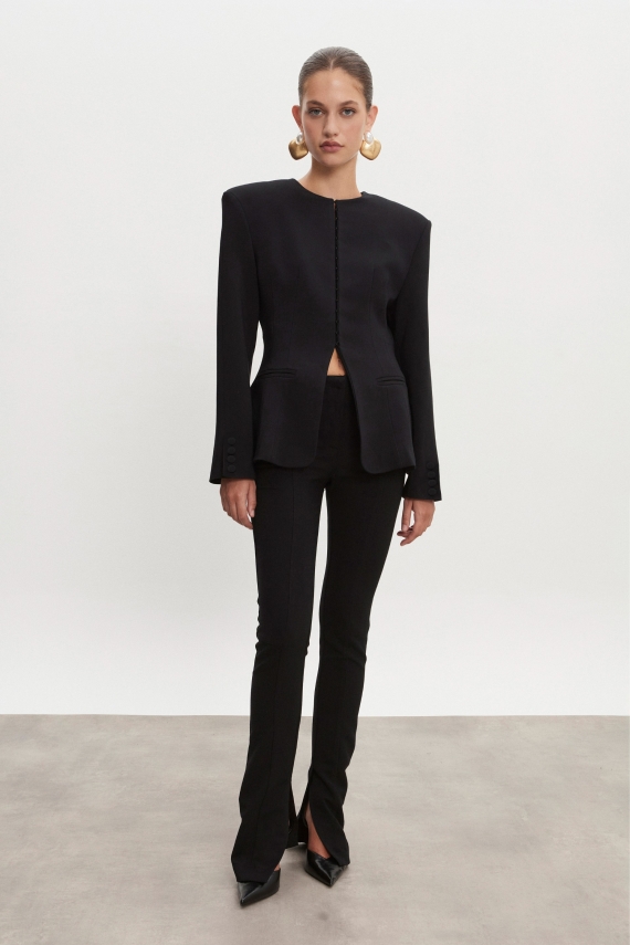 HOURGLASS BLAZER BLACK