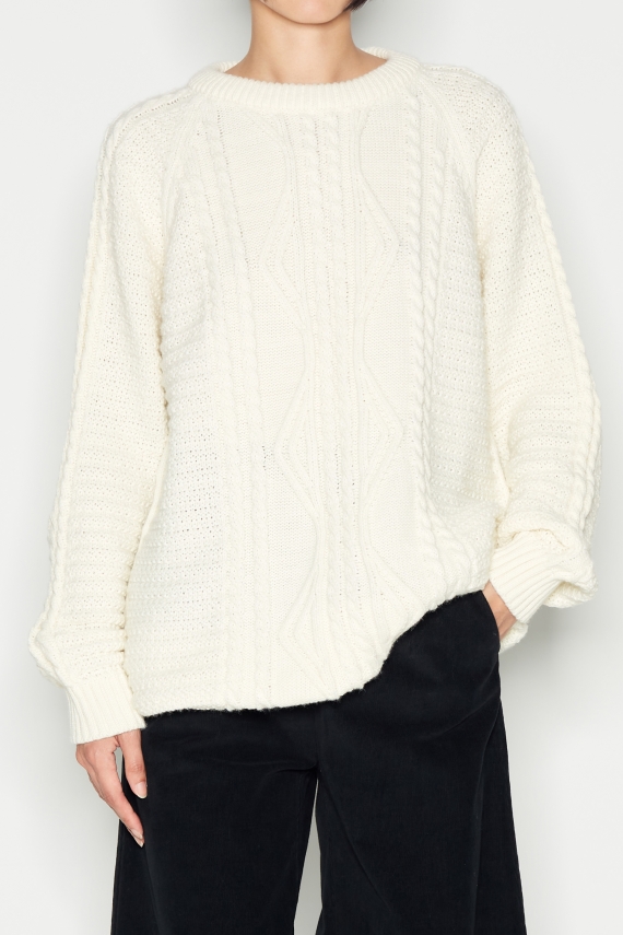  BRIGHT HORROR KNITTED BLOUSE
