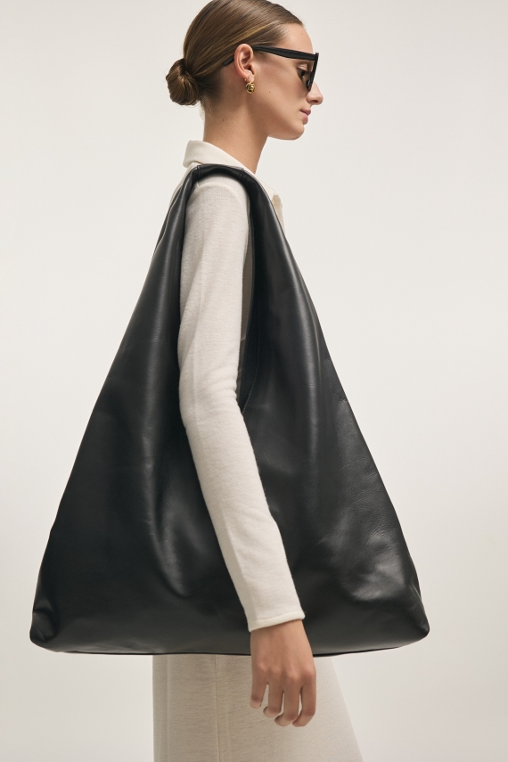 SIN LEATHER BAG BLACK