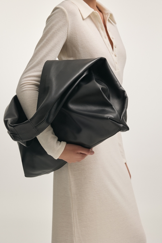 SIN LEATHER BAG BLACK