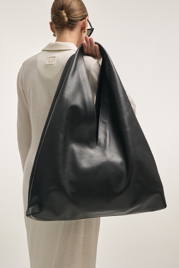 SIN LEATHER BAG BLACK
