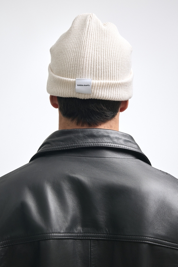 HOLLYWOOD BEANIE WHITE