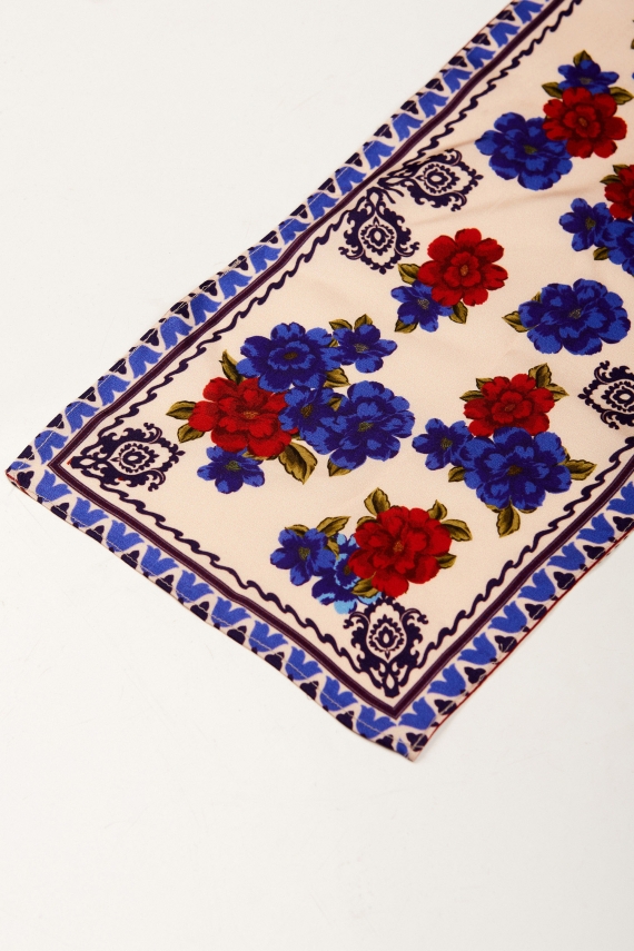 FLORAL FICTION SCARF SMALL
