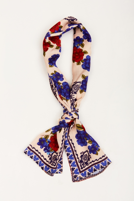 FLORAL FICTION SCARF SMALL