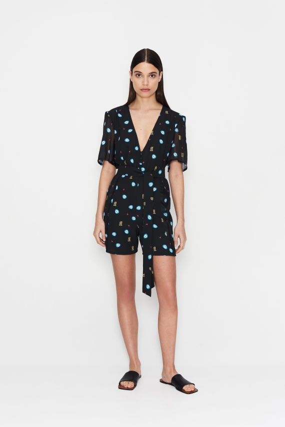 SEE & SHE BLACK PLAYSUIT