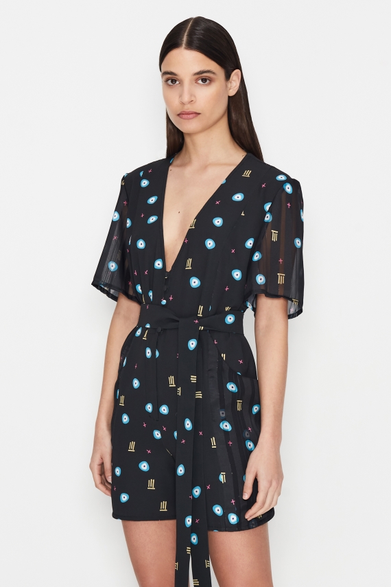 SEE & SHE BLACK PLAYSUIT