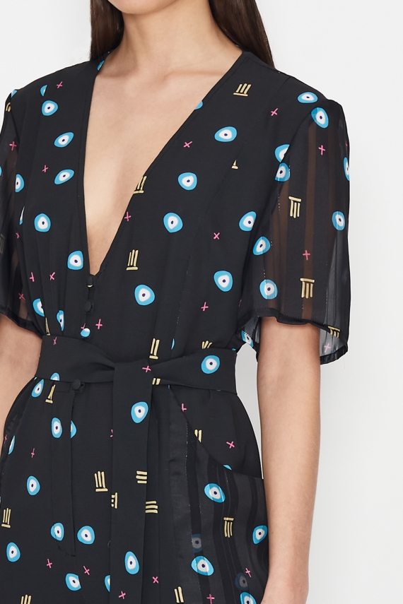 SEE & SHE BLACK PLAYSUIT