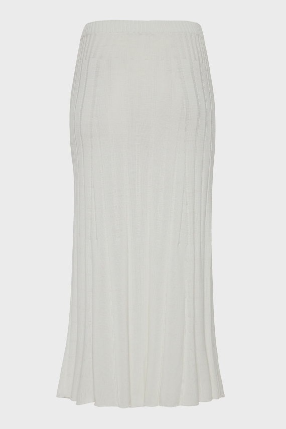 FEMME KNITTED SKIRT WHITE