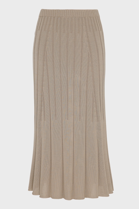 FEMME KNITTED SKIRT GREIGE