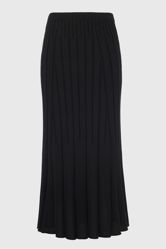 FEMME KNITTED SKIRT BLACK
