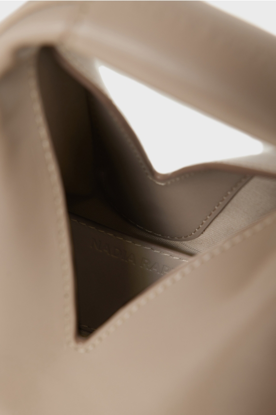 SIENA LEATHER BAG GREIGE