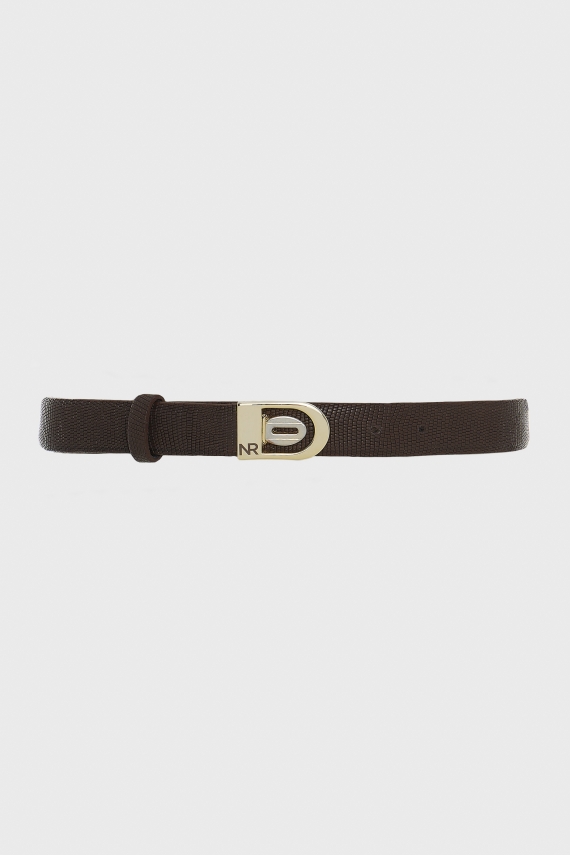 REI LEATHER BELT BROWN