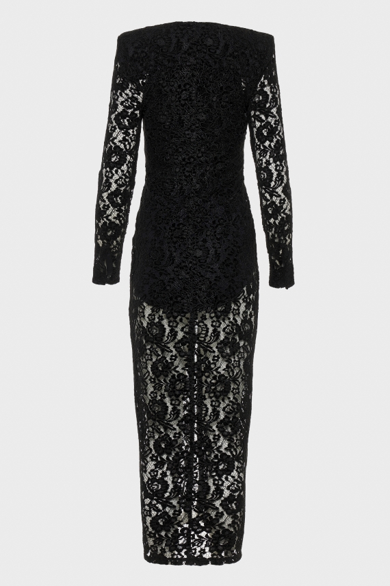 LACER DRESS BLACK