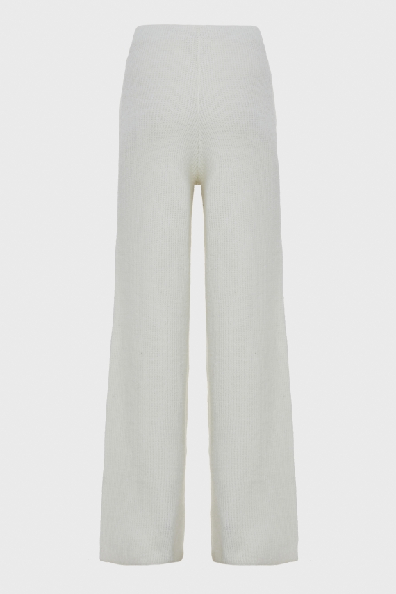 DONNA KNITTED TROUSERS WHITE