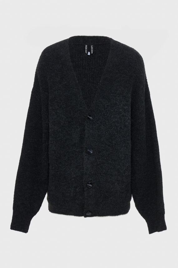 DONNA KNITTED CARDIGAN ANTHRACITE