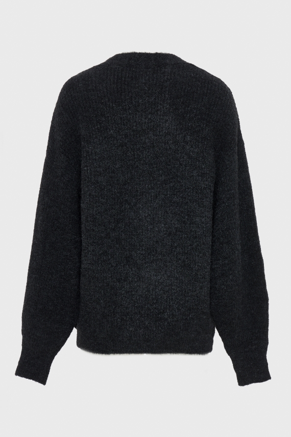 DONNA KNITTED CARDIGAN ANTHRACITE