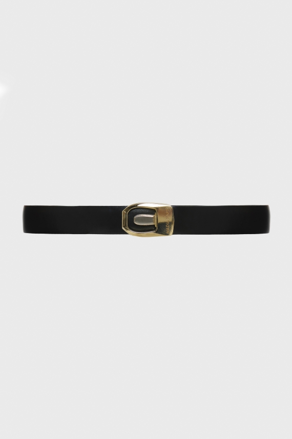 REI LEATHER BELT BLACK