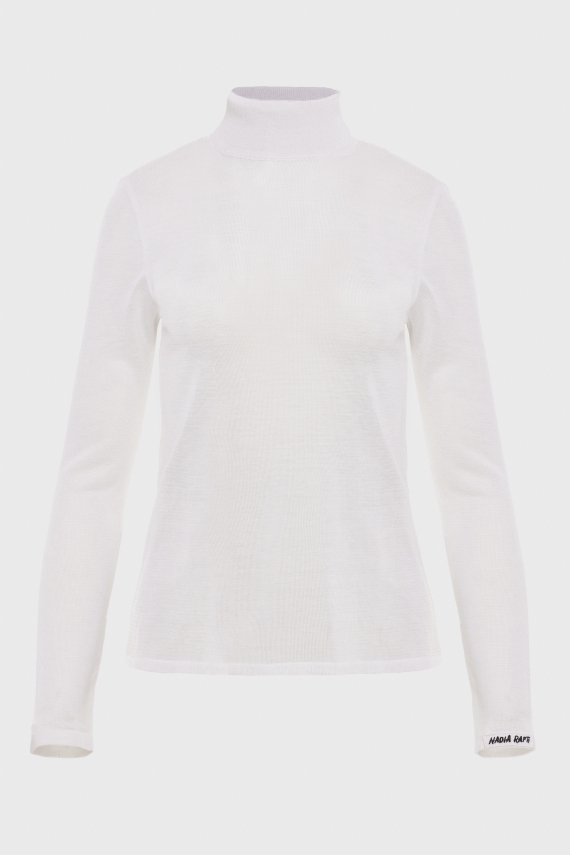 KATE KNITTED  BLOUSE WHITE 