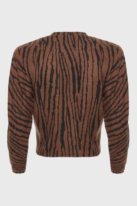 ZIBRA BLOUSE BROWN