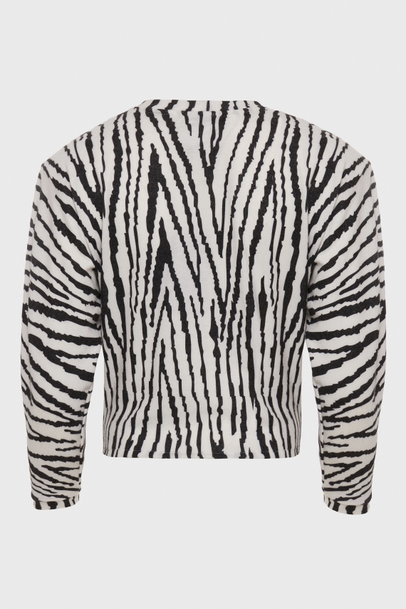 ZIBRA BLOUSE B&W
