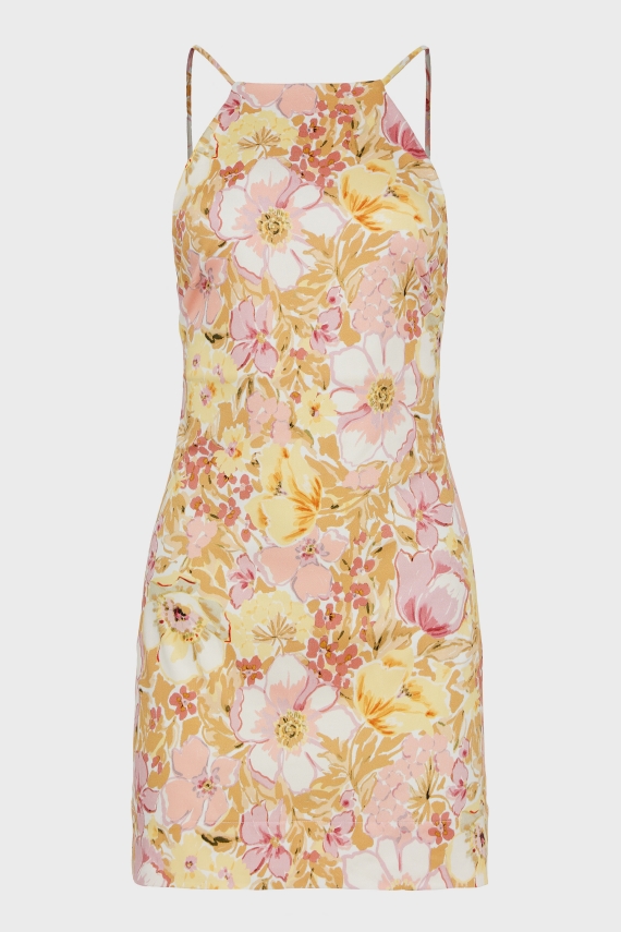 ALICE MINI DRESS FLORAL PINK